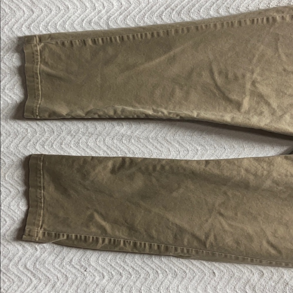 Talbots khaki zippered pants size 14 petite - Picture 3 of 8